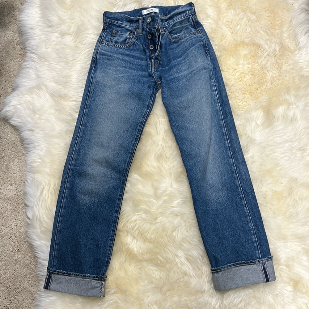 Moussy jeans cuffed